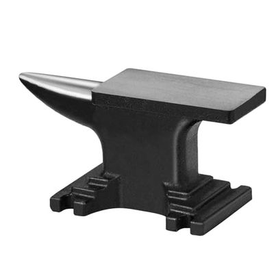 VEVOR Single Horn Anvil, 8.8Lbs Cast Steel Anvil, High Hardness Rugged Round Horn Anvil Blacksmith, Compact Design and Stable Base, Forge Tools and Equipment, Metalsmith Tool for Bending and Shaping $39.99 (Reg $51.99)