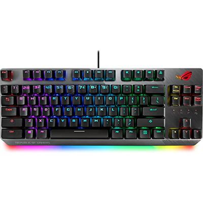 ASUS ROG Strix Scope NX TKL Moonlight White Wired Mechanical RGB Gaming Keyboard | ROG NX Brown Tactile Switches, Aluminum Frame, Aura Sync Lighting, Tenkeyless Design, Quick Toggle Media Keys $79.99 (Reg $159.99) ASUS ROG Strix Scope NX TKL Moonlight White Wired Mechanical RGB Gaming Keyboard | ROG NX Brown Tactile Switches, Aluminum Frame, Aura Sync Lighting, Tenkeyless Design, Quick Toggle Media Keys $79.99 (Reg $159.99)