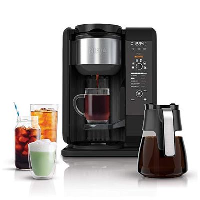 SharkNinja Hot and Cold Brewed System, Auto-iQ Tea and Coffee Maker with 6 Brew Sizes, 5 Brew Styles, Coffee/Tea Baskets $190 (Reg $279.99)