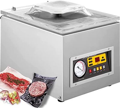VEVOR Chamber Vacuum Sealer Machine DZ 260S Commercial Kitchen Food Chamber Vacuum Sealer, 110V Packaging Machine Sealer for Food Saver, Home, Commercial Using $374.99 (Reg $406.99)