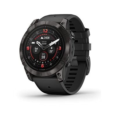 Garmin epix Pro (Gen 2) Sapphire Edition, 51mm, High Performance Smartwatch, Advanced Training Technology, Built-in Flashlight,Carbon Gray DLC Titanium with Blk Band $1199.99 (Reg $1479.99)