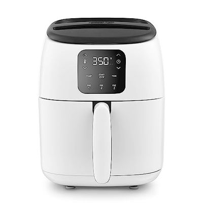 DASH Tasti-Crisp™ Electric Air Fryer Oven, 2.6 Qt., White – Compact Air Fryer for Healthier Food in Minutes, Ideal for Small Spaces - Auto Shut Off, Digital, 1000-Watt $88.29 (Reg $113.96)