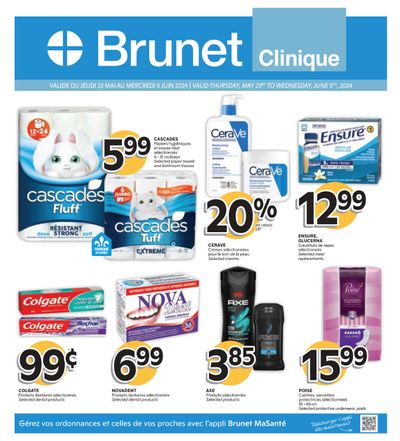 Brunet Clinique Flyer May 23 to June 5