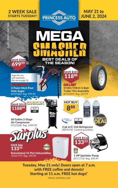 Princess Auto Flyer May 21 to June 2