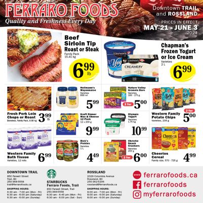 Ferraro Foods Flyer May 21 to June 3