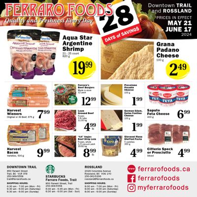 Ferraro Foods Flyer May 21 to June 17