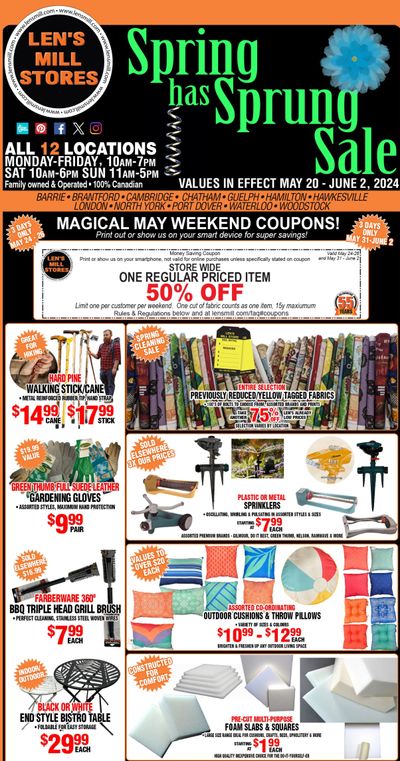 Len's Mill Stores Flyer May 20 to June 2