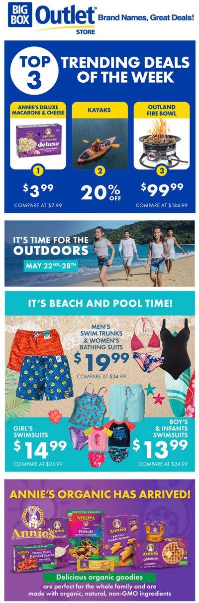 Big Box Outlet Store Flyer May 22 to 28