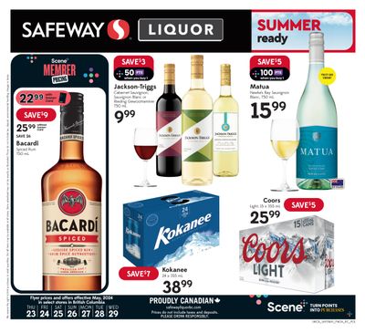 Safeway (BC) Liquor Flyer May 23 to 29 
