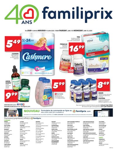 Familiprix Clinique Flyer June 4 to 10 Familiprix Clinique Flyer June 4 to 10