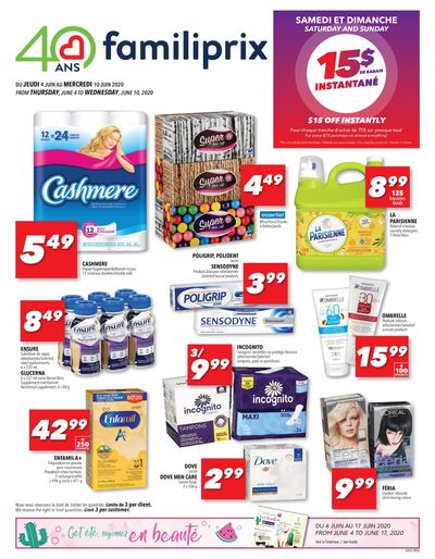 Familiprix Flyer June 4 to 10