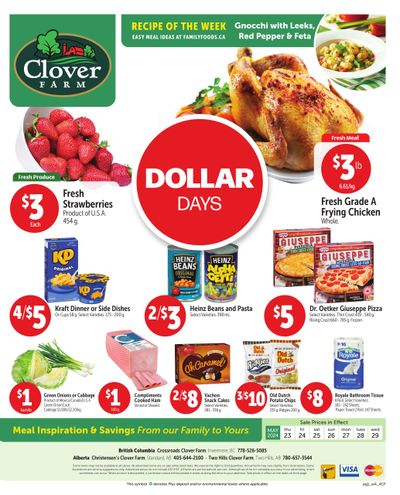 Clover Farm (West) Flyer May 23 to 29