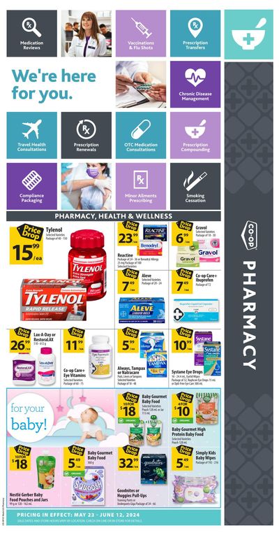Co-op (West) Pharmacy Flyer May 23 to June 12