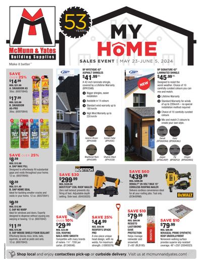 McMunn & Yates Building Supplies Flyer May 23 to June 5