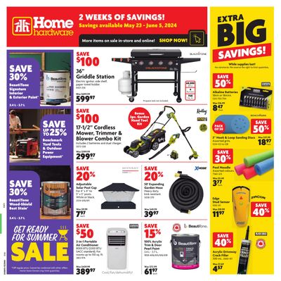 Home Hardware (ON) Flyer May 23 to June 5