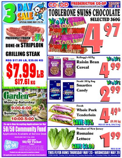 Fredericton Co-op Flyer May 23 to 29