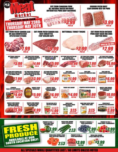 M.R. Meat Market Flyer May 23 to 30