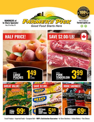 Farmer's Pick Flyer May 23 to 29