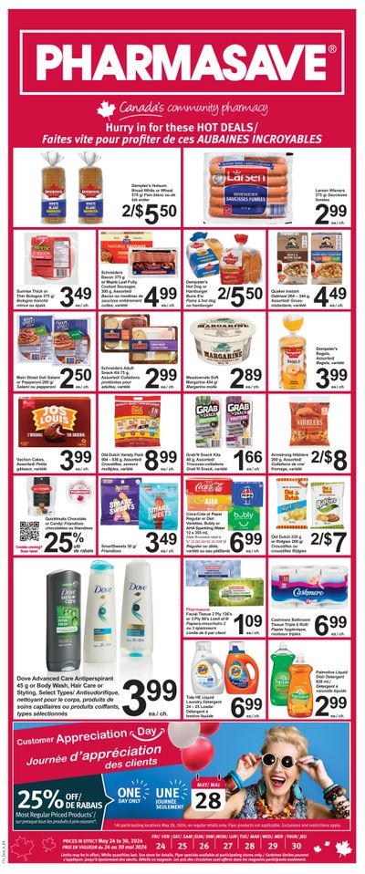 Pharmasave (NB) Flyer May 24 to 30