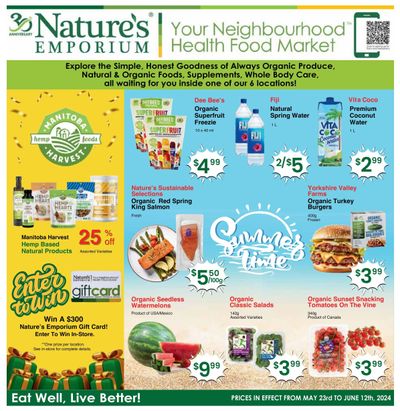 Nature's Emporium Flyer May 23 to June 12