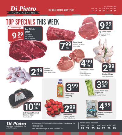 Di Pietro Food Centre Flyer May 23 to 29