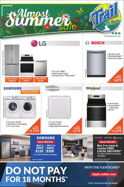 Trail Appliances (AB & SK) Flyer May 23 to 29