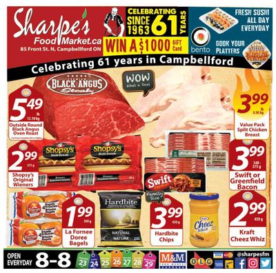 Sharpe's Food Market Flyer May 23 to 29