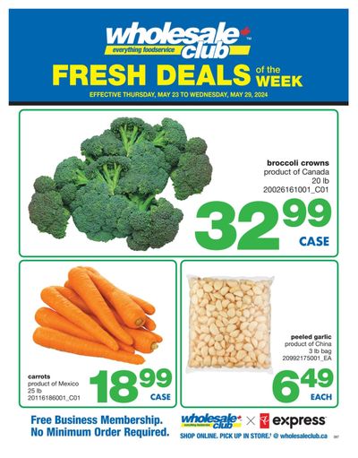 Wholesale Club (ON) Fresh Deals of the Week Flyer May 23 to 29