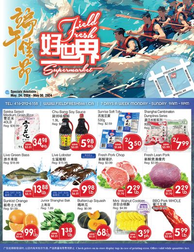 Field Fresh Supermarket Flyer May 24 to 30