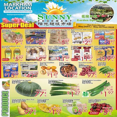 Sunny Foodmart (Markham) Flyer May 24 to 30
