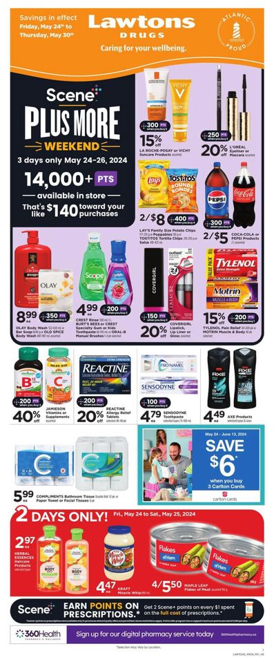 Lawtons Drugs Flyer May 24 to 30