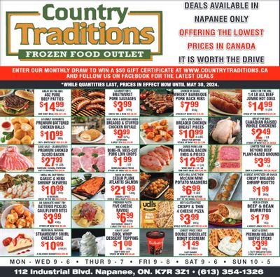 Country Traditions Flyer May 23 to 30