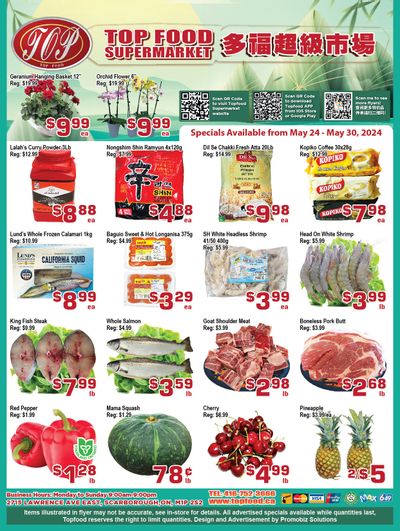Top Food Supermarket Flyer May 24 to 30