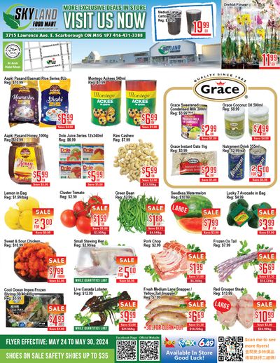 Skyland Food Mart Flyer May 24 to 30