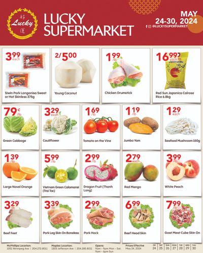 Lucky Supermarket (Winnipeg) Flyer May 24 to 30