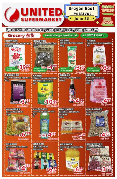 United Supermarket Flyer May 24 to 30