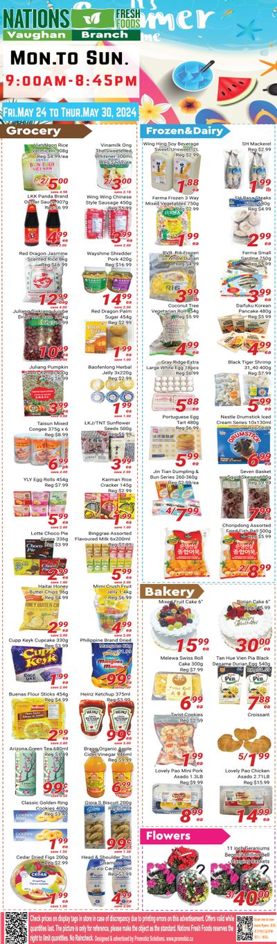 Nations Fresh Foods (Vaughan) Flyer May 24 to 30