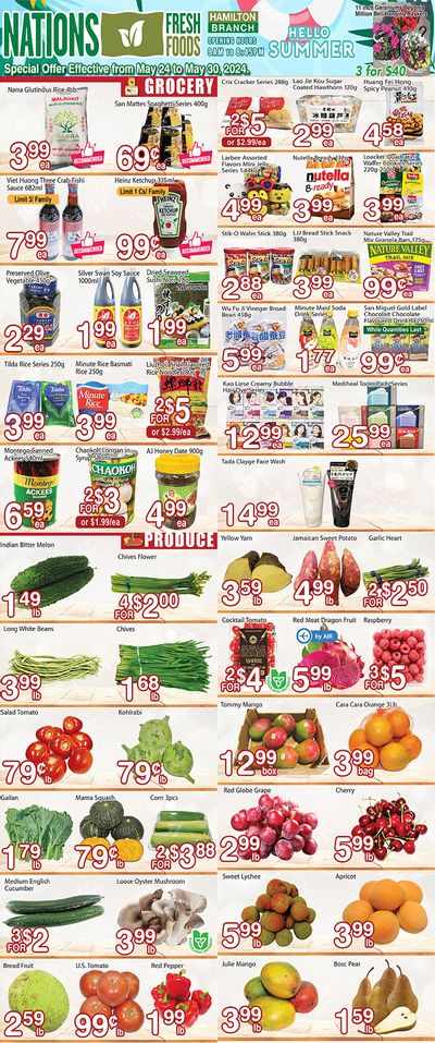 Nations Fresh Foods (Hamilton) Flyer May 24 to 30