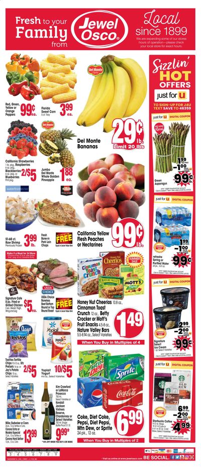 Jewel Osco Weekly Ad & Flyer June 3 to 9