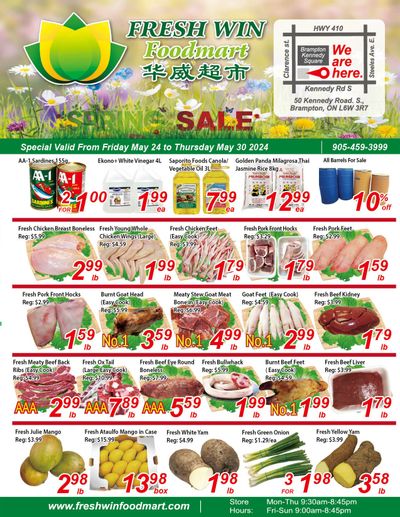 Fresh Win Foodmart Flyer May 24 to 30