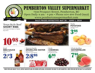 Pemberton Valley Supermarket Flyer May 26 to June 1