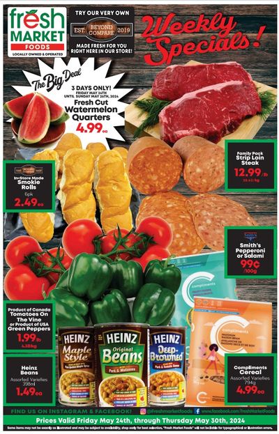 Fresh Market Foods Flyer May 24 to 30