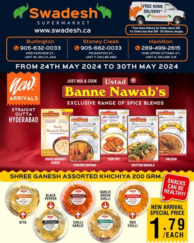 Swadesh Supermarket Flyer May 24 to 30