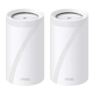TP-Link Deco BE17000 Tri-Band WiFi 7 Mesh System (Deco BE75) - 8-Stream, 17 Gbps, 200+ Device Connect, 10 Gbps Wired, AI Roaming, Google/Alexa, HomeShield 2-Pack $908.98 (Reg $1299.99)