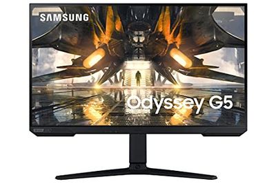 SAMSUNG Odyssey QHD 27-Inch Gaming Monitor, 2560*1440, 165Hz, G-Sync & FreeSync, HDR10 (LS27AG500PNXZA) $308 (Reg $499.99)