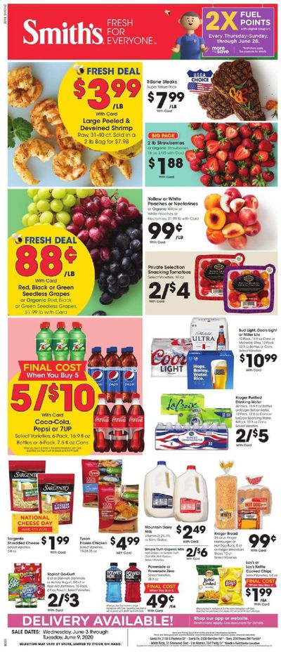 Smith's Weekly Ad & Flyer June 3 to 9