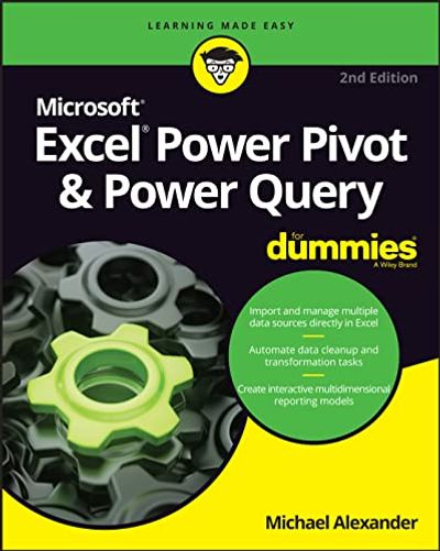 Excel Power Pivot & Power Query For Dummies $28.1 (Reg $47.99)