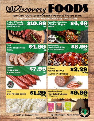 Discovery Foods Flyer May 26 to June 1