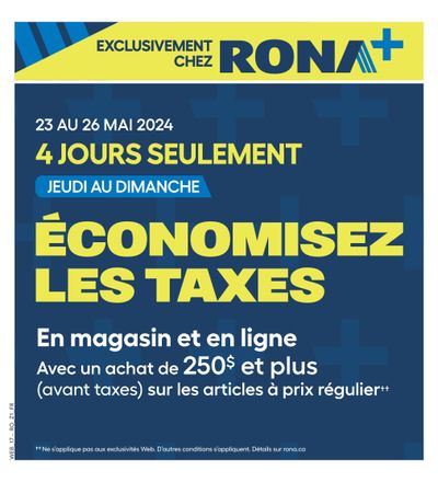Rona+ (QC) Flyer May 23 to 29