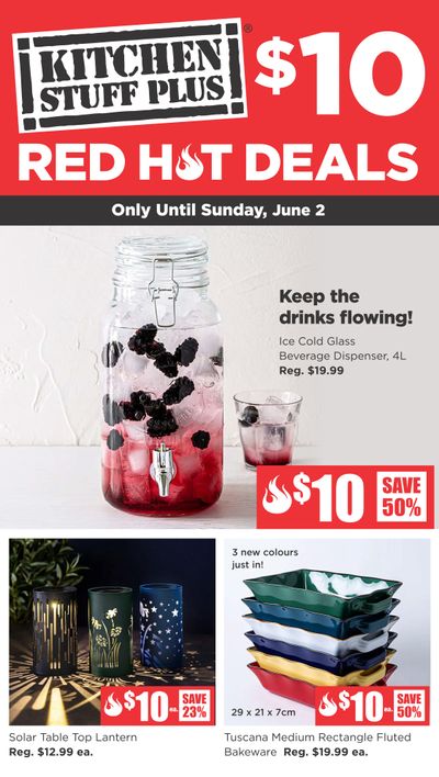 Kitchen Stuff Plus Red Hot Deals Flyer May 27 to June 2